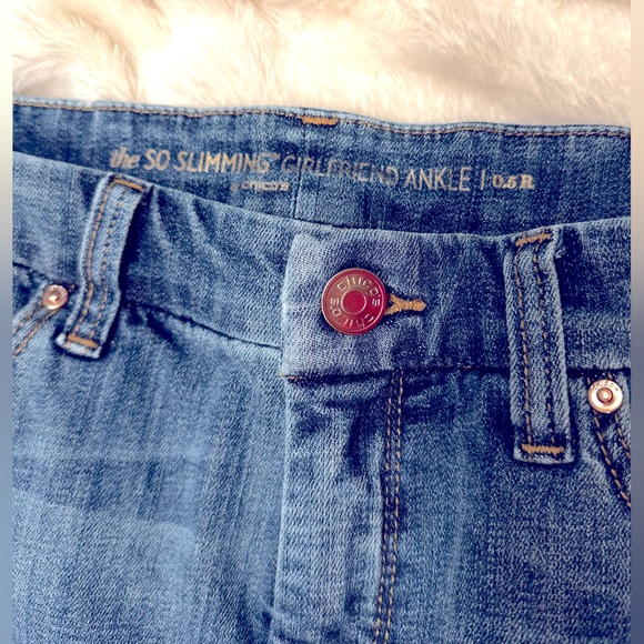 Sparkle side stripe Chicos ankle jeans size 0.5 (size women’s 6) - Picture 8 of 14